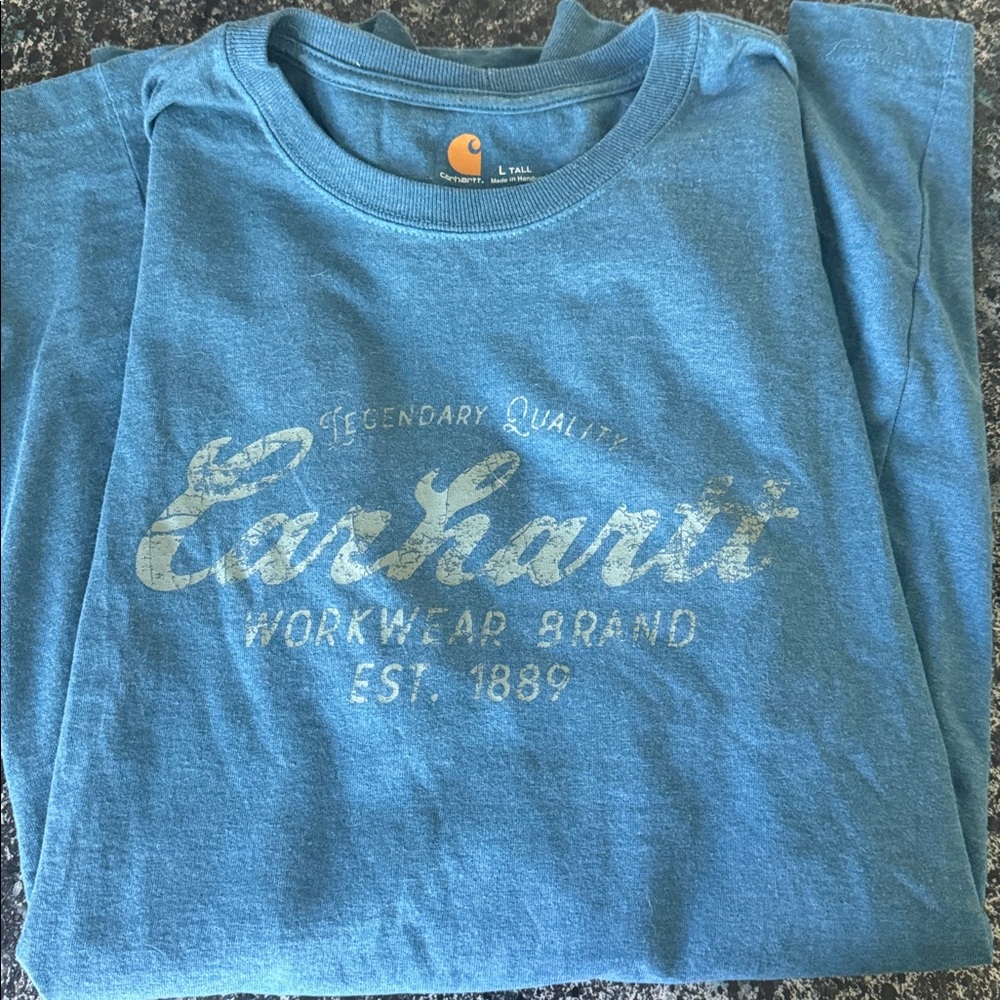 Carhartt Teal Graphic Tee
